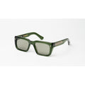 Jacques Marie Mage - WALKERI - Transparent Green - Tinted - Acetate - Rectangle - Premium Sunglasses