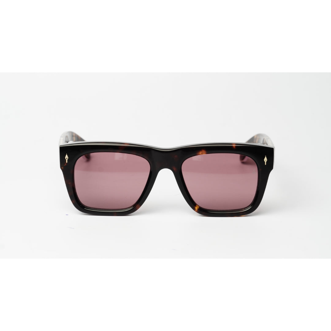 Jacques Marie Mage - CASH - Tortoise Brown - Wine Red - Acetate - Square - Premium Sunglasses