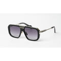 Jacques Marie Mage - DONOHU - Black - Silver - Gradient - Acetate - Rectangle - Premium Sunglasses