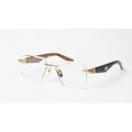 Maybach - VISIONIST SUN I - Marble Purple - Brown - Rimless -  Metal - Acetate - Aviator Round - Premium Optics
