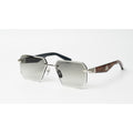 Maybach - VISIONIST SUN I - Marble Brown - Blue - Green Gradient - Rimless -  Metal - Acetate - Aviator Round - Premium Sunglasses