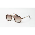 T HENRI - SHADOW - Golden - Tortoise Brown - Gradient - Acetate - Square - Premium Sunglasses