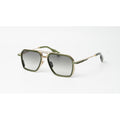 T HENRI - SHADOW - Golden - Green - Gradient - Acetate - Square - Premium Sunglasses