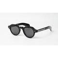 Jacques Marie Mage - KELLERMAN - Black - Silver - Acetate - Round - Premium Sunglasses