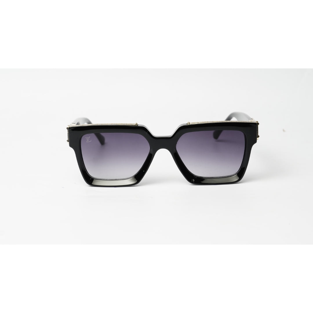 Louis Vuitton - Millionaire 1.1 - Black Gradient - Golden - Acetate - Square - Sunglasses - Eyewear