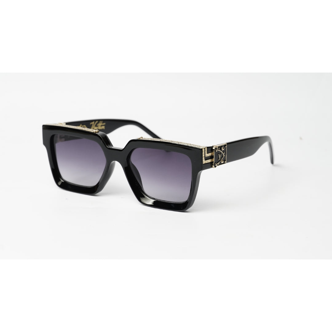Louis Vuitton - Millionaire 1.1 - Black Gradient - Golden - Acetate - Square - Sunglasses - Eyewear