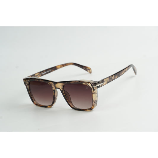 DOMINIC - 1887 - Marble Brown - Gradient - Acetate - Square - Sunglasses - XSHADES Eyewear