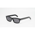 Prada - SPR B11SF - Black Silver - Acetate - Rectangle - Premium Sunglasses