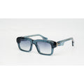 T HENRI - ROADRUNNER - Transparent Blue - Silver - Blue Gradient - Acetate - Rectangle - Premium Sunglasses