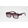 T HENRI - ROADRUNNER - Ceramic Maroon - Silver - Red Gradient - Acetate - Rectangle - Premium Sunglasses