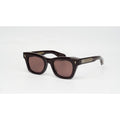 Jacques Marie Mage - DEALAN - Ceramic Red - Golden - Tint - Acetate - Rounded Square - Premium Sunglasses