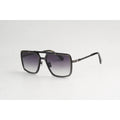 HUBLOT - H305 - Gunmetal Gray - Black Gradient - Metal - Square - Premium Sunglasses - Eyewear
