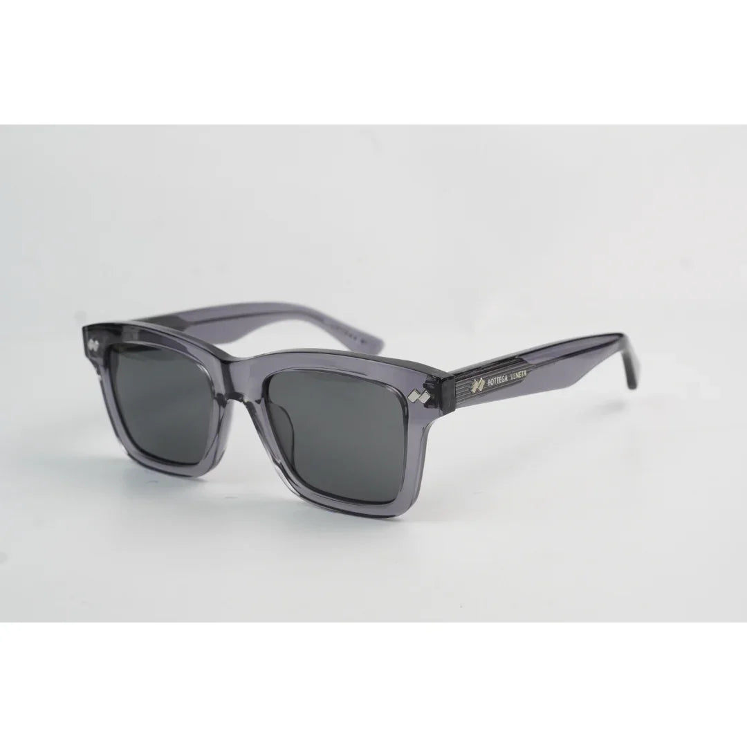 Bottega Venneta - BV1353O - Transparent Gray - Acetate - Square - Premium Sunglasses - Eyewear
