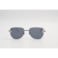 Louis Vuitton - Z2195U - Silver - Black - Rimless - Metal - Square - Premium Sunglasses - Eyewear