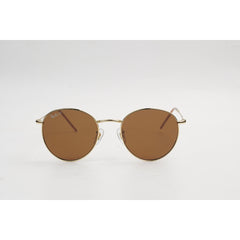 Ray Ban - Reverse RBR0103S - Golden Brown - Polarized - Metal - Round - Premium Sunglasses - Eyewear