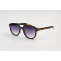 David Beckham - 2005 - Tortoise - Black Gradient - Bold  - Acetate - Aviator - Round - Sunglasses - Eyewear