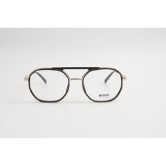 Hugo Boss - OLD2271 - Golden - Black - Metal - Acetate - Round - Premium Optics - Eyewear
