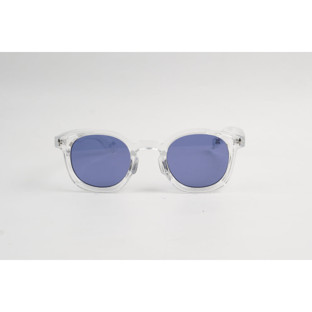 Blue Transparent White