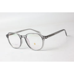 David Beckham - 2111 - Gray Transparent - Acetate - Round - Optics - Eyewear