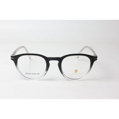 David Beckham - 2109 - Black - Transparent White - Acetate - Round - Optics - Eyewear