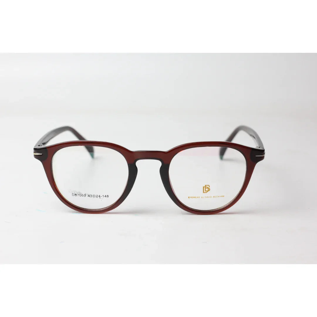 David Beckham - 2109 - Oak Brown - Acetate - Round - Optics - Eyewear