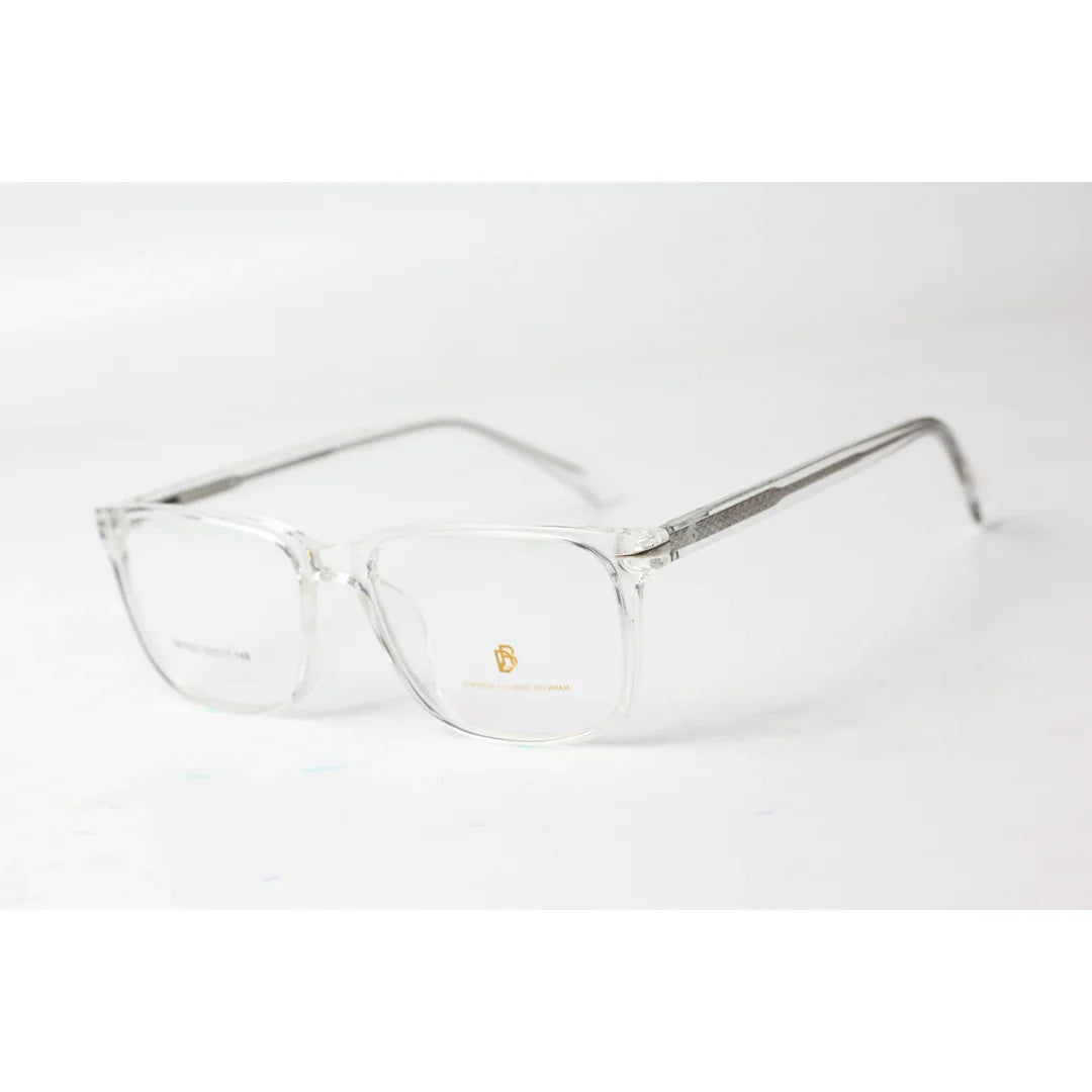 David Beckham - 2106 - White Transparent - Acetate - Rectangle - Optics - Eyewear