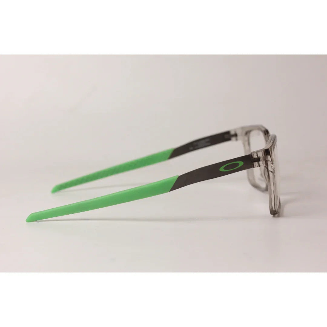Oakley - EXCHANGE - Transparent Gray - Green -TR - Curved - Light Weight - Square - Premium Optics - Eyewear