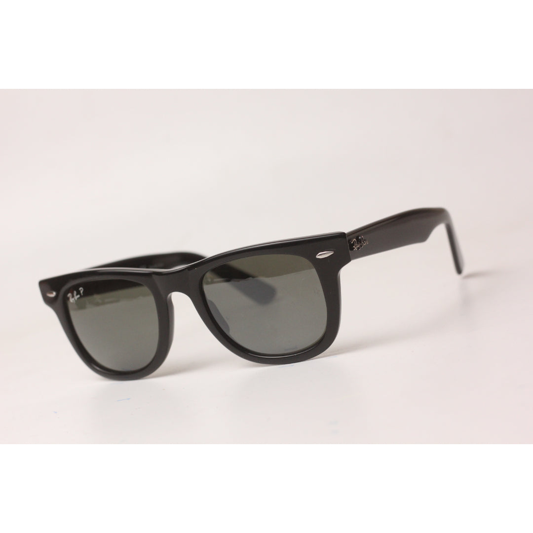 Ray Ban - Taper - 2140 - 50 mm - Black - Polarized - Acetate Wayfarer - Square - Premium Sunglasses - Eyewear