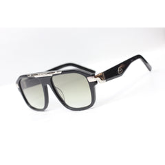 Maybach - Z1115 - Black - Silver - Light Brown Gradient - Aviator Round - Premium Sunglasses - Eyewear
