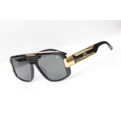 Maybach - The BOSS II - Black - Golden - Metal - Square - Premium Sunglasses - Eyewear