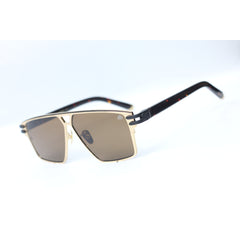 Maybach - Z007 - Golden - Tortoise Brown - Metal - Acetate - Rectangle - Premium Sunglasses - Eyewear