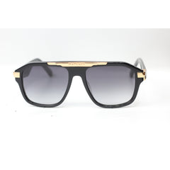 Maybach - Z1115 - Golden - Black - Gradient - Aviator Round - Premium Sunglasses - Eyewear