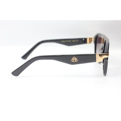 Maybach - Z1115 - Golden - Black - Gradient - Aviator Round - Premium Sunglasses - Eyewear