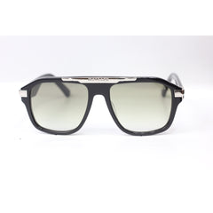 Maybach - Z1115 - Black - Silver - Light Brown Gradient - Aviator Round - Premium Sunglasses - Eyewear