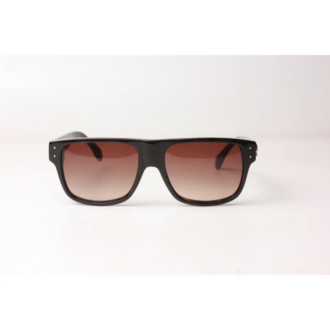 Alexander Mcqueen - AMQ 4180/S - Tortoise - Brown - Gradient - Acetate - Square - Premium Sunglasses - Eyewear
