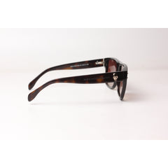 Alexander Mcqueen - AMQ 4180/S - Tortoise - Brown - Gradient - Acetate - Square - Premium Sunglasses - Eyewear