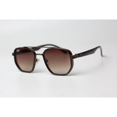 Ray Ban - 7655 - Metallic Brown - Brown Gradient - Metal - Acetate - Round - Double Bridge - Sunglasses - Eyewear