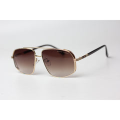 Emporio Armani - 9800 - Golden - Brown Gradient - Metal - Rectangle - Sunglasses - Eyewear