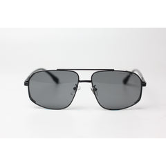 Emporio Armani - 9800 - Black - Metal - Rectangle - Sunglasses - Eyewear