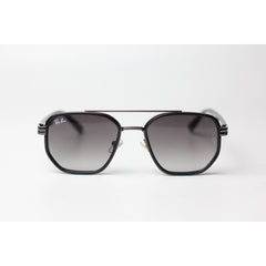 Ray Ban - 7655 - Black - Green Gradient - Metal - Acetate - Round - Double Bridge - Sunglasses - Eyewear