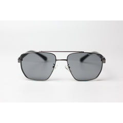 Emporio Armani - 9700 - Gunmetal - Black - Metal - Retro Square - Sunglasses - Eyewear