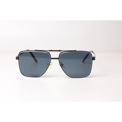 Cartier  – 4070 - Black - Golden - Metal - Double Bridge - Square - Sunglasses - Eyewear