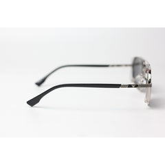 Emporio Armani - 9800 - Silver - Black - Metal - Rectangle - Sunglasses - Eyewear