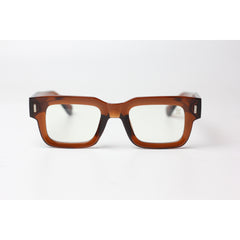 XSHADES - Angus - 7102 - Transparent Brown - Blue Cut - Acetate - Square - Optics - Eyewear