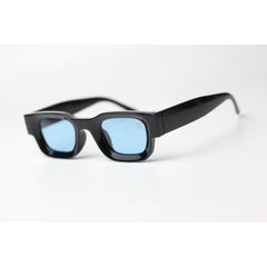 XSHADES - Rapperz - 7100 - Black - Blue - Polarized - Acetate - Square - Sunglasses - Eyewear