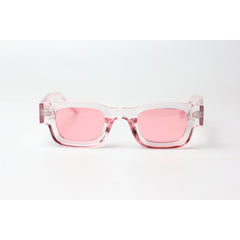 XSHADES - Rapperz - 7100 - Transparent - Pink - Polarized - Acetate - Square - Sunglasses - Eyewear