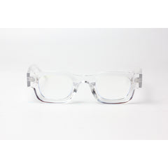 XSHADES - Rapperz - 7100 - Transparent White - Blue Cut - Acetate - Square - Optics - Eyewear