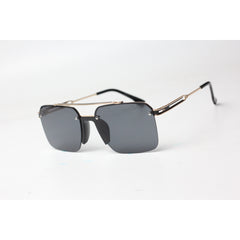 Balmain - 1302 - Black - Golden - Light Weight - Metal - Square - Sunglasses - Eyewear