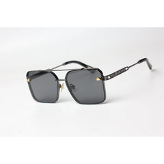 Maybach - 5140 - Gunmetal - Black - Metal - Square - Sunglasses - Eyewear