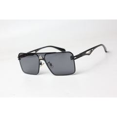 Maybach - 5455 - Silver - Black - Metal - Acetate - Rectangle - Sunglasses - Eyewear